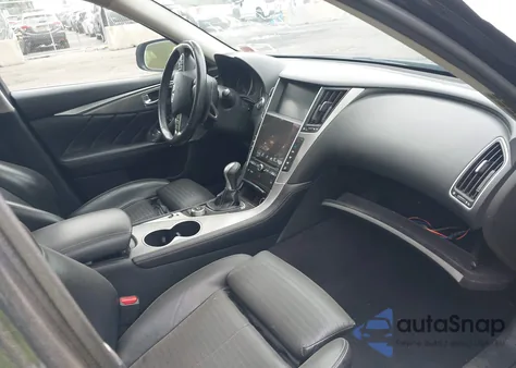 2017 Infiniti Q50 3.0T Red Sport 400 from USA, damaged, VIN JN1FV7AP0HM850041